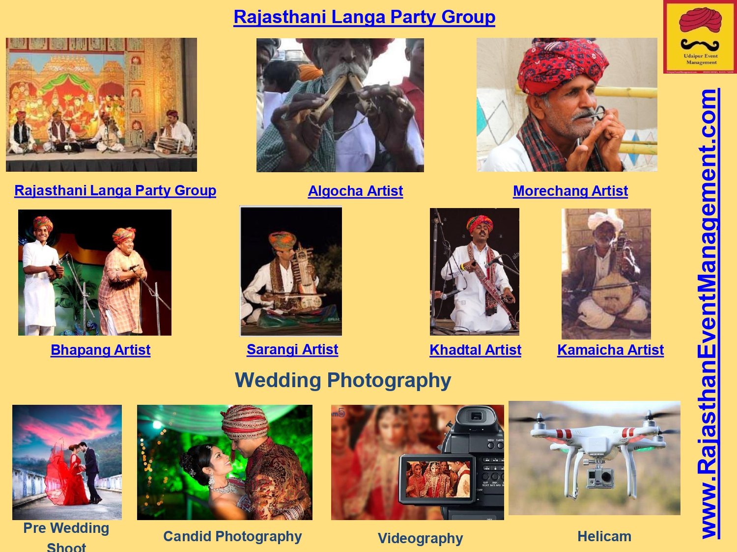 Rajasthani Langa Party, Folk Artists & Wedding Photography